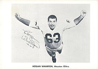 Hogan Wharton American football player (1935–2008)