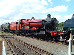 Lokomotivo Hogwarts Express (4900 n-ro 5972Olton Hall) (2004).