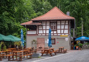 Forest restaurant on the Hohe Wart