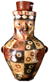Painted pottery from the Huari culture of Peru, 500–1200 AD