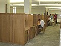 Law student carrels in the HWHL