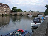 The Old Bridge across the Great Ouse, to Godmanchester.