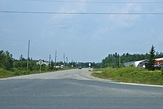 Terminus of Highway 579 at Cochrane Hwy 579 Ontario.JPG