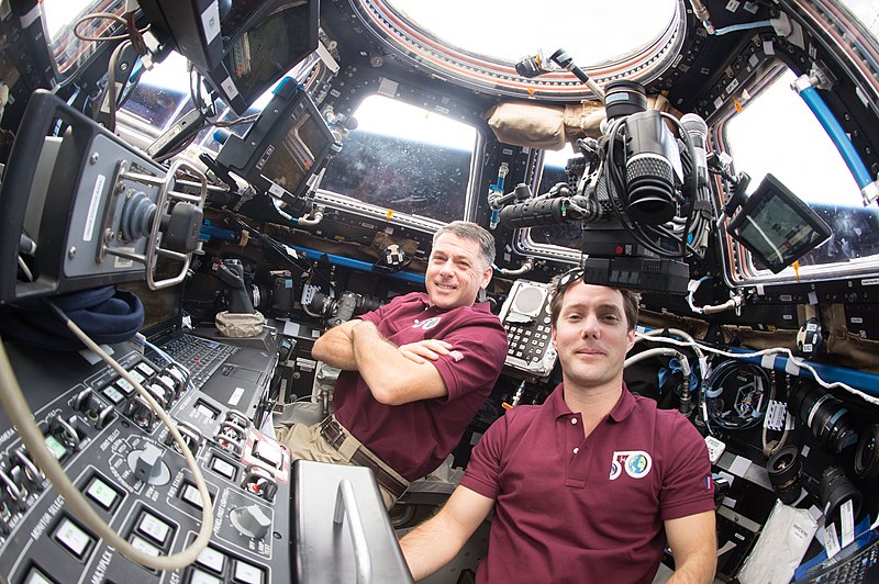 File:ISS-50 Thomas Pesquet and Shane Kimbrough in the Cupola (1).jpg