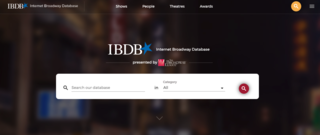 Internet Broadway Database Online database of Broadway theatre productions and their personnel