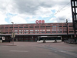 Główny dworzec kolejowy w Innsbrucku