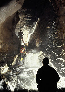 Ogof Ffynnon Ddu Cave in South Wales, United Kingdom