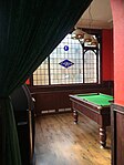 The snooker room