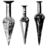 Early Bronze Age daggers from Italy Italian daggers (Bronze Age).png