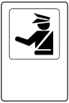 Italian traffic signs - polizia.svg