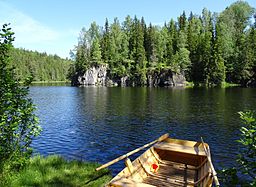 Jätturn, vy mot norr i Jätturns naturreservat