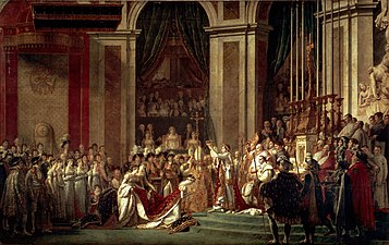 Incoronazione di Napoleone I, (1806), Musée du Louvre, Parigi