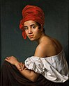 Creole girl Jacques Amans, Creole in a red headdress (Historic New Orleans Coll 2010.0306).jpg