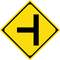 201-B ┣形道路交差点あり T-shaped intersection