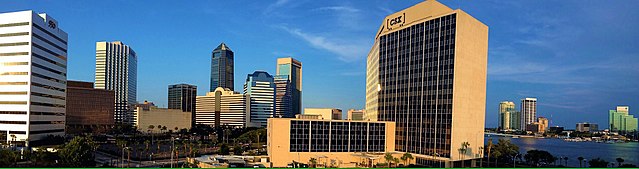 Jacksonville, the most populous city proper in the Southeast, and twelfth most populous in the United States.