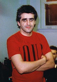 Coleman en coulisses après un concert de Killing Joke, 1991.