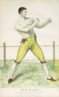 Jem Ward English bare knuckle boxer and artist