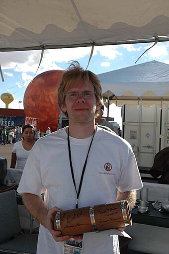 Carmack during the 2005 X PRIZE Cup in Las Cruces and Alamogordo, New Mexico