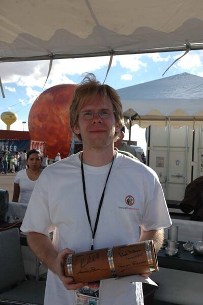 Carmack during the 2005 X PRIZE Cup in Las Cruces and Alamogordo, New Mexico