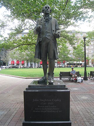 <span class="mw-page-title-main">Statue of John Singleton Copley</span> Statue in Boston, Massachusetts, U.S.