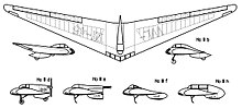 Zeichnung Horten-III-Varianten