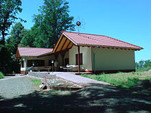 Die Kehrberghütte des Pfälzerwald-Vereins auf dem Kehrberg bei Bruchhof