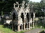 Tomb of Commander Charles Spencer Ricketts, Royal Navy Kensal Green Cemetery 75.jpg