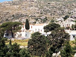 Southeast view of the monastery