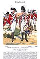 England. Englische Garde-Infanterie. 1790