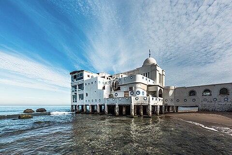 Kobbet lahwé à la Marsa built inside the sea