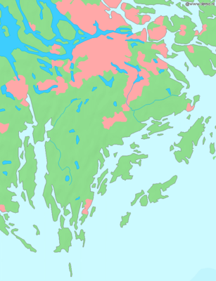 Kartposition Sverige Södertörn