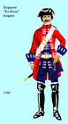 régiment de La Reine dragons de 1750 à 1762
