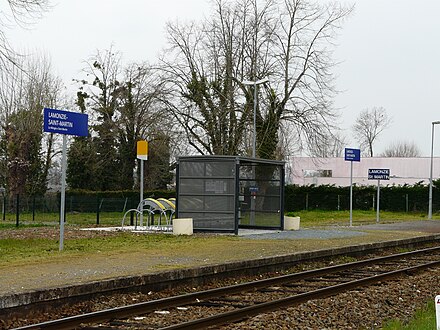 Lamonzie-Saint-Martin station Lamonzie-Saint-Martin gare Lamonzie.JPG