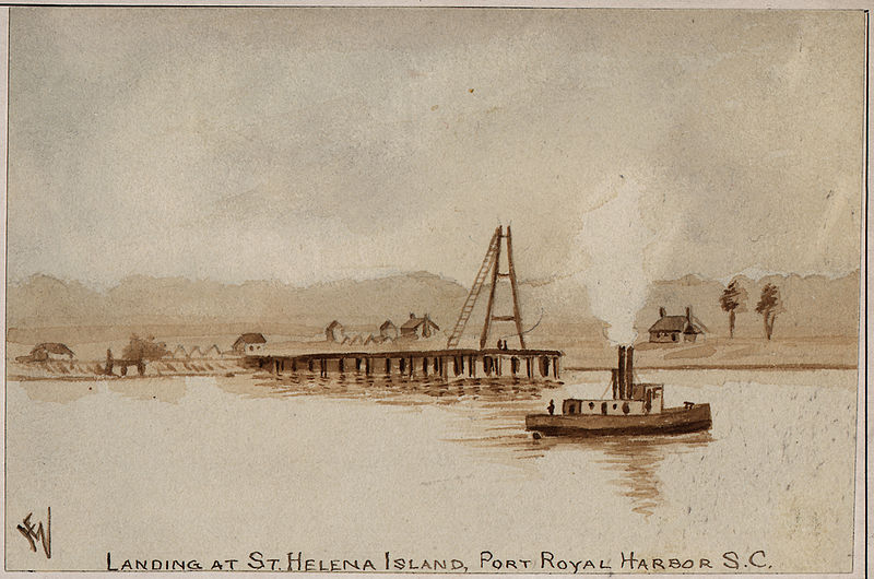 File:Landing at St. Helena, Port Royal Harbor, S. Carolina.jpg