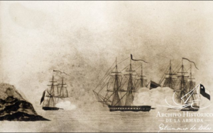 Lautaro, Esmeralda, Pezuela, 1818 en Valparaíso.png