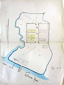 Plan van de installatie (1822).