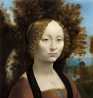 <i>Ginevra de Benci</i> Painting by Leonardo da Vinci