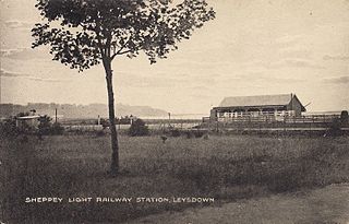 <span class="mw-page-title-main">Leysdown railway station</span> Disused railway station in Kent, England