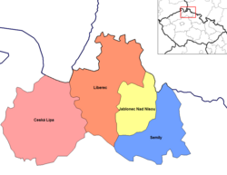 Districts of Liberec Region