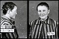 Photos d'identité de Marie-Louise (Lisette) Moru prise lors de son arrivée au camp de concentration d'Auschwitz (étonnamment elle sourit).