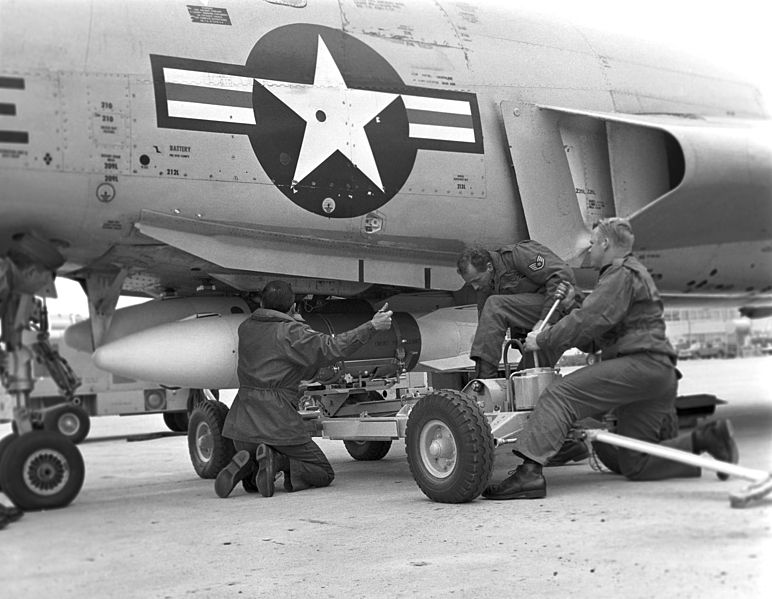 File:Loading AIR-2 on F-101 Tyndall AFB 1970.JPEG