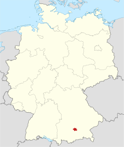 Locator map M (town) in Germany.svg