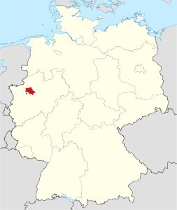 Districtul Recklinghausen - Locație
