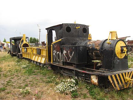 Old locomotive at Museo Ferroviario