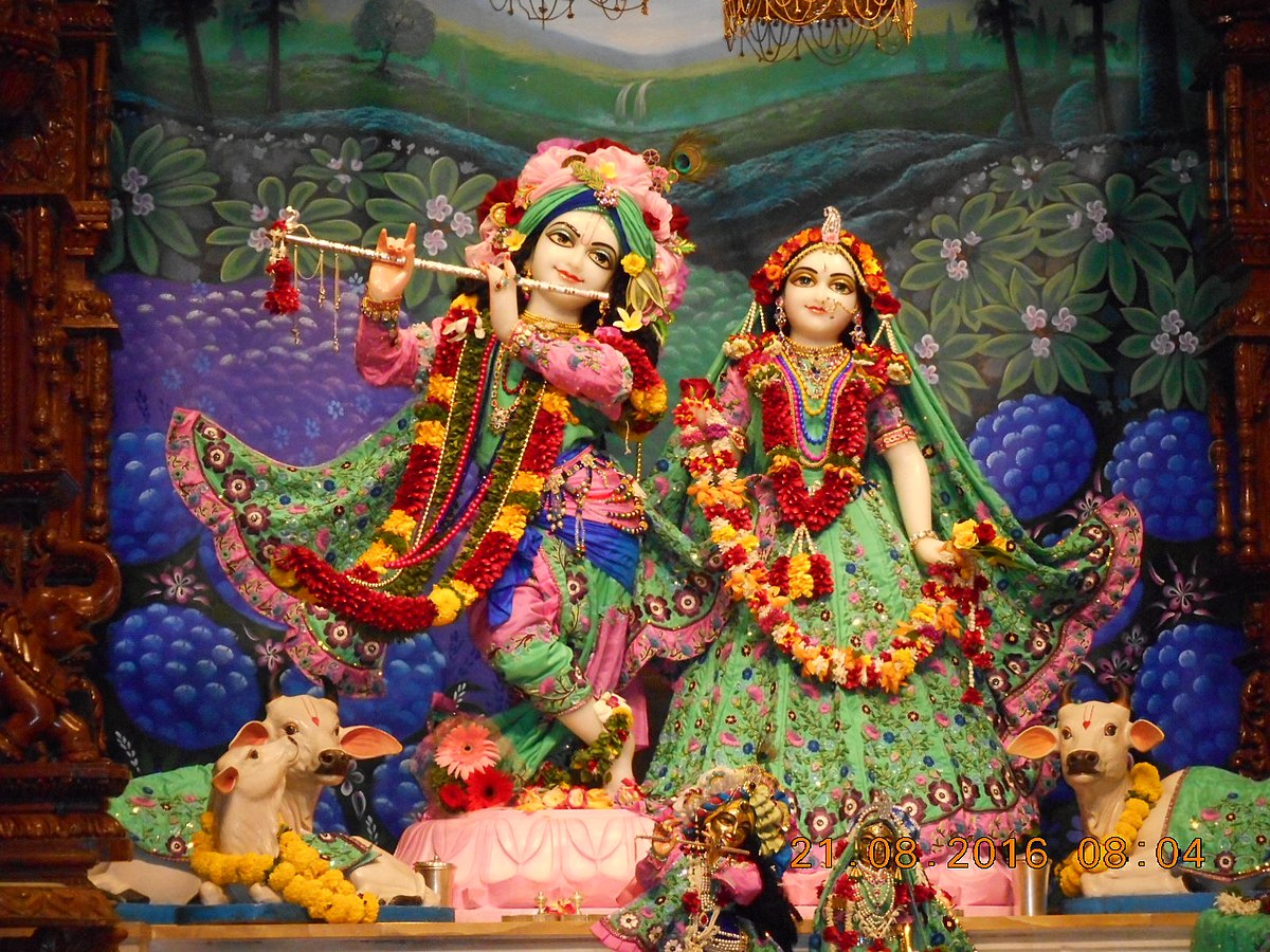 चित्र:Lord Krishna and Radha in ISKCON, Pune.jpg ...