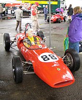 Une monoplace Lotus 20 de Formule Junior