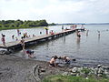 Lough Lene bathing pier