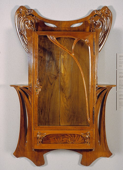 Image: Louis Majorelle   Wall Cabinet   Walters 6587