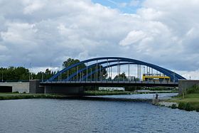 Illustrasjonsbilde av delen Westhafen Canal