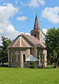 Čeština: Kostel sv. Terezie v Horní Halži, části Měděnce English: Church of Saint Theresa in Horní Halže, part of Měděnec, Czech Republic.